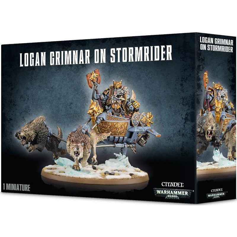 Space Wolves Logan Grimnar on Stormrider ( 53-13-W )