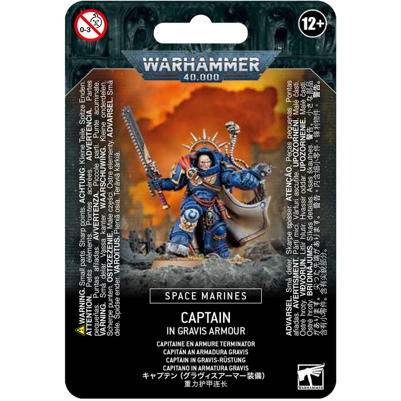 Space Marines Captain in Gravis Armour ( 48-70 ) - Used