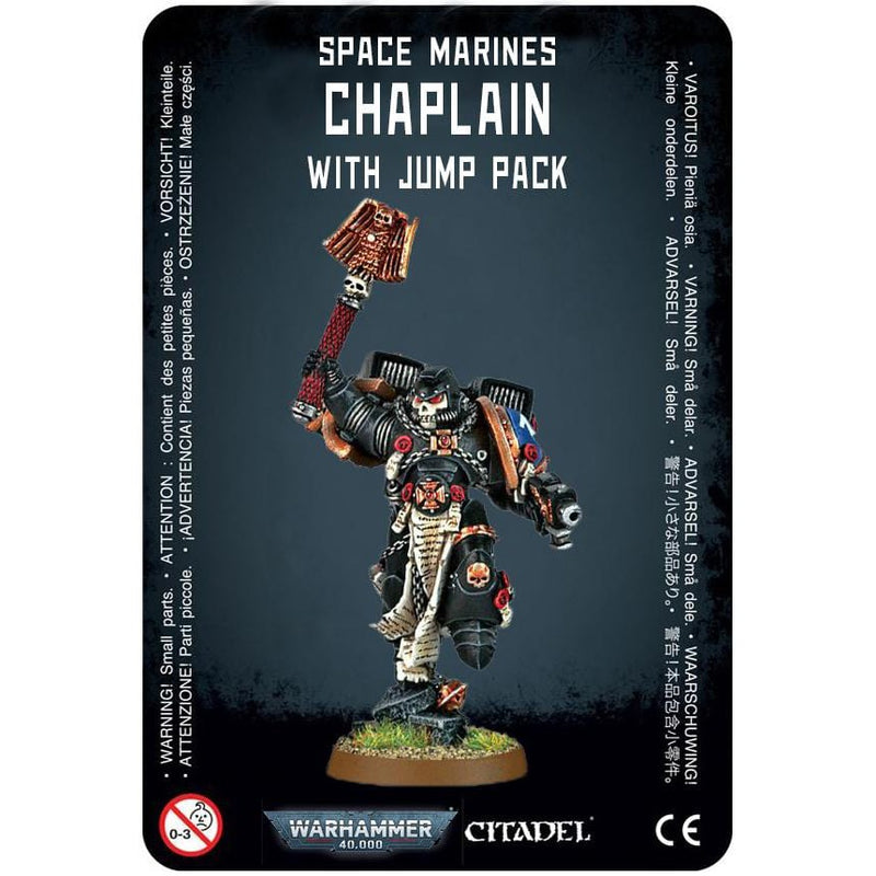 Space Marines Chaplain with Jump Pack ( 48-63-W ) - Used