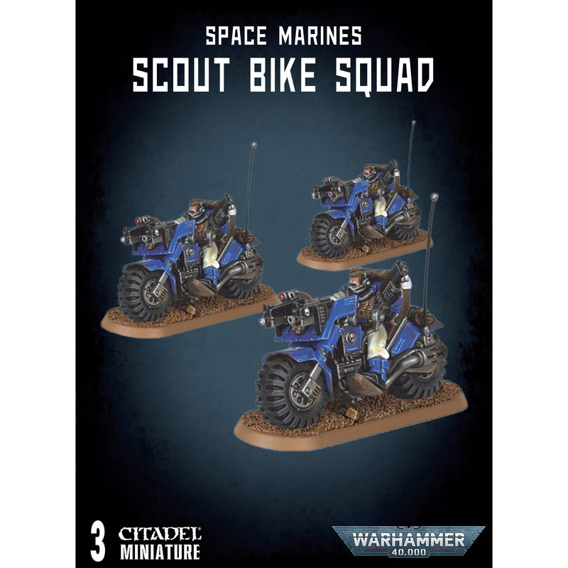 Space Marines Scout Bike Squad ( 48-28-W ) - Used