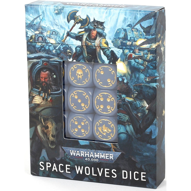 Space Wolves Dice Set ( 53-27 ) - Used