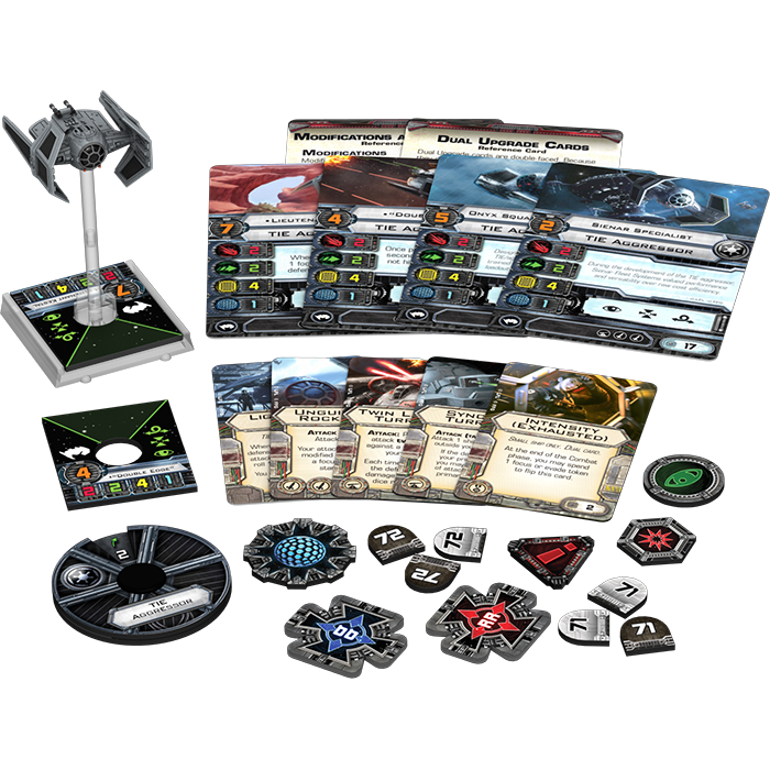 V1 Star Wars X-Wing - TIE Aggressor Expansion Pack ( SWX66 ) - Used