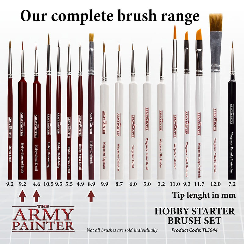 Army Painter Hobby Starter Brush Set ( TL5044 )