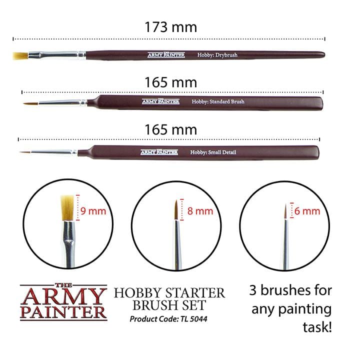 Army Painter Hobby Starter Brush Set ( TL5044 )