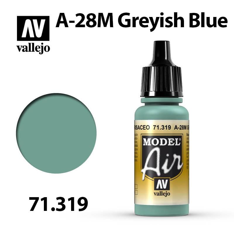 Vallejo Model Air - A-28M Greyish Blue 17ml - Val71319