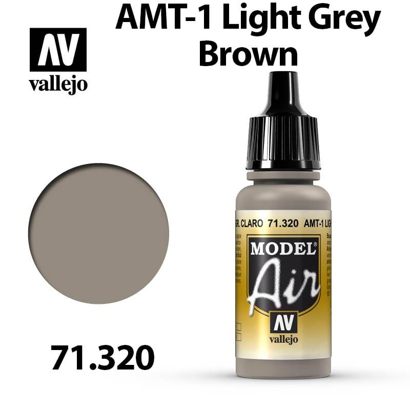 Vallejo Model Air - AMT-1 Light Grey Brown 17ml - Val71320