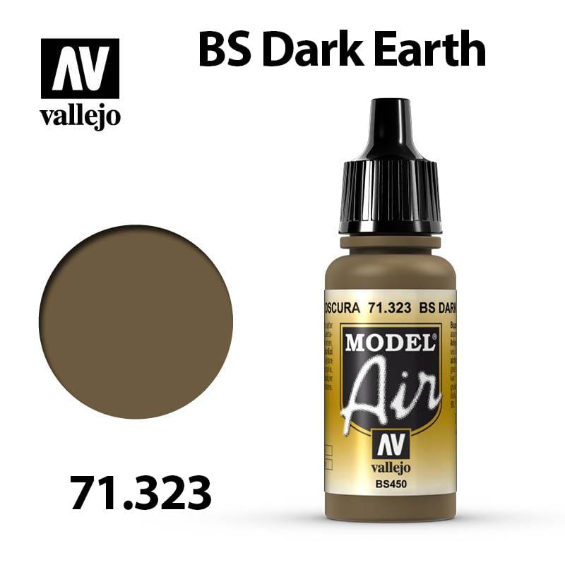 Vallejo Model Air - BS Dark Earth 17ml - Val71323