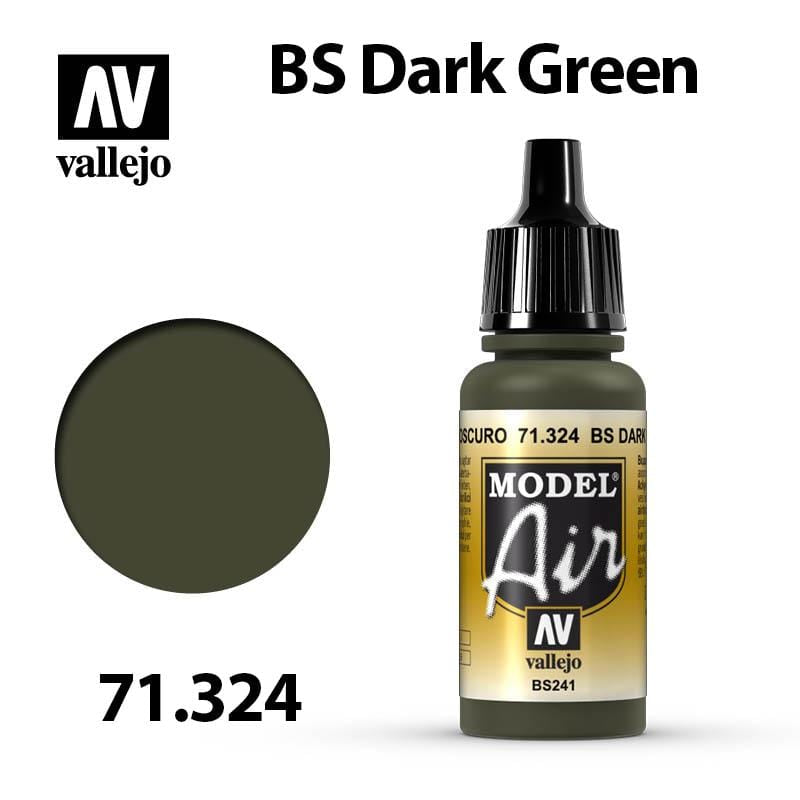 Vallejo Model Air - BS Dark Green 17ml - Val71324