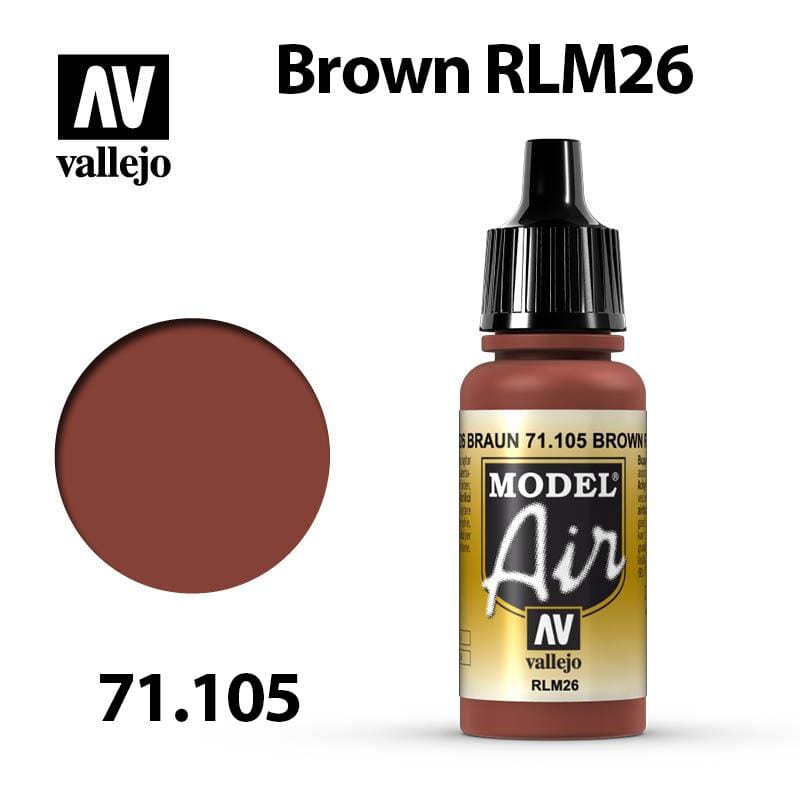 Vallejo Model Air - Brown RLM26 17ml - Val71105