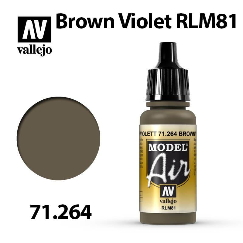 Vallejo Model Air - Brown Violet RLM81 17ml - Val71264
