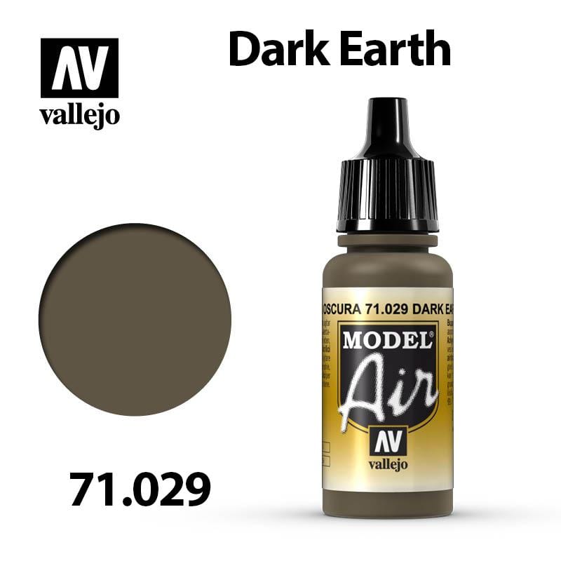 Vallejo Model Air - Dark Earth 17ml - Val71029