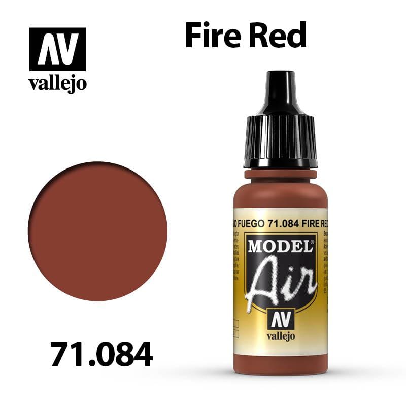 Vallejo Model Air - Fire Red 17ml - Val71084