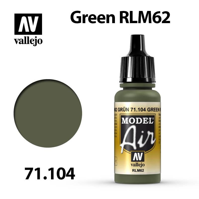 Vallejo Model Air - Green RLM62 17ml - Val71104