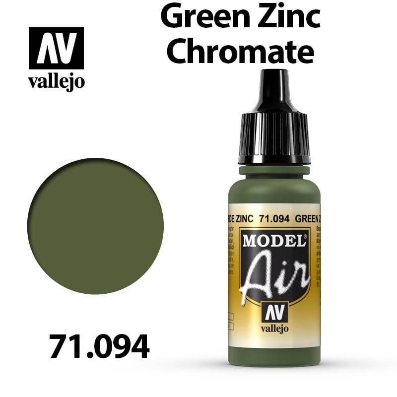 Vallejo Model Air - Green Zinc Chromate 17ml - Val71094