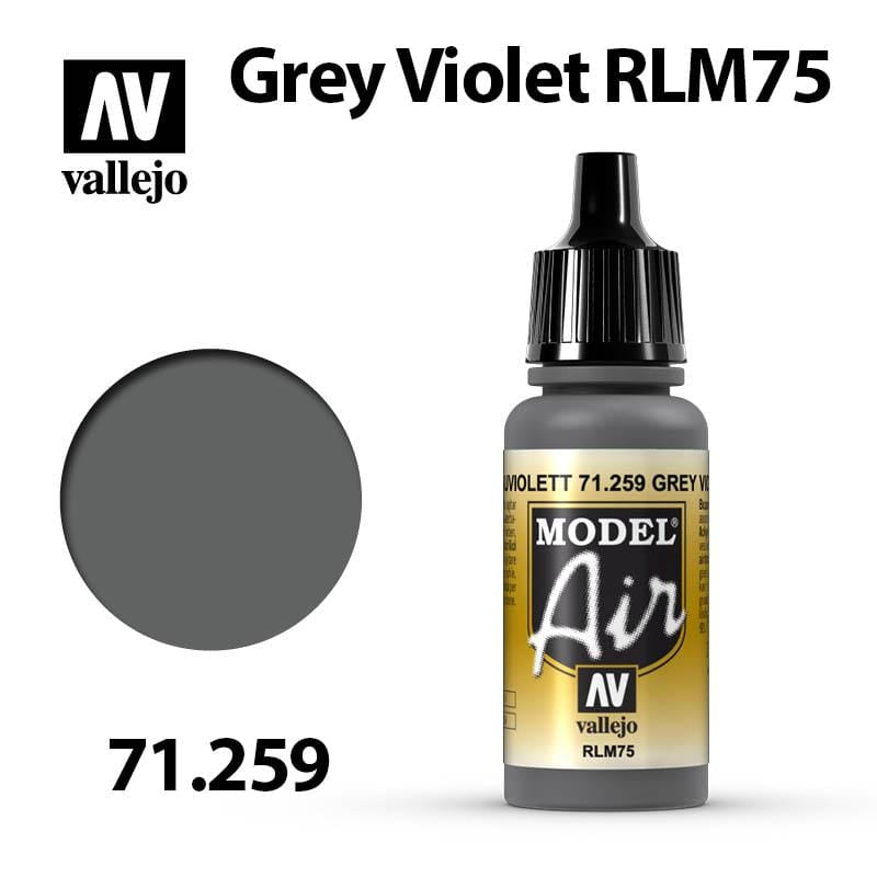 Vallejo Model Air - Grey Violet RLM75 17ml - Val71259
