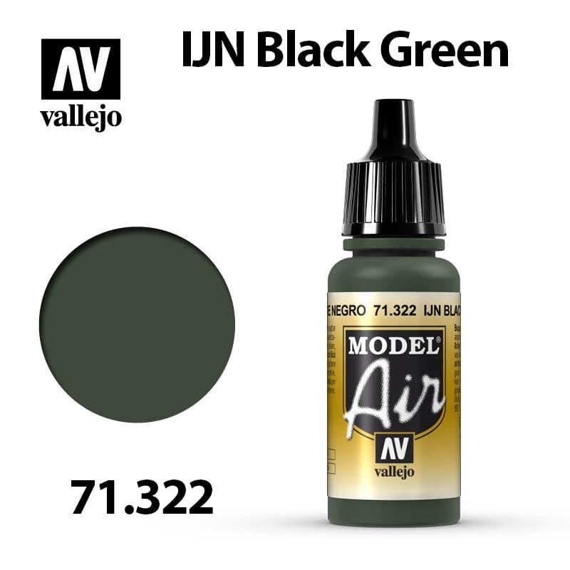 Vallejo Model Air - IJN Black Green 17ml - Val71322