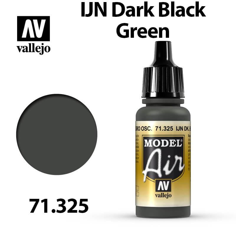 Vallejo Model Air - IJN Dark Black Green 17ml - Val71325