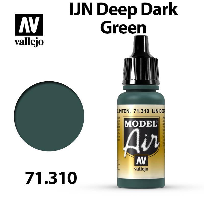 Vallejo Model Air - IJN Deep Dark Green 17ml - Val71310