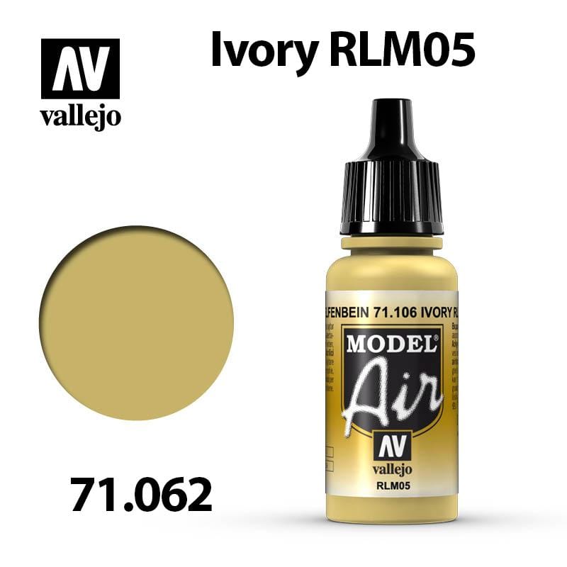 Vallejo Model Air - Ivory RLM05 17ml - Val71106