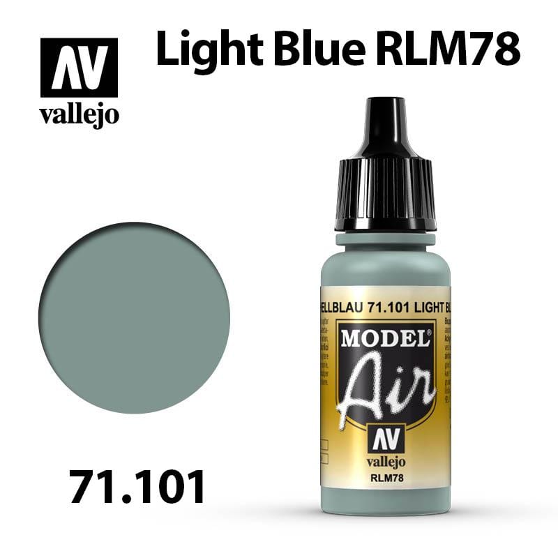 Vallejo Model Air - Light Blue RLM78 17ml - Val71101