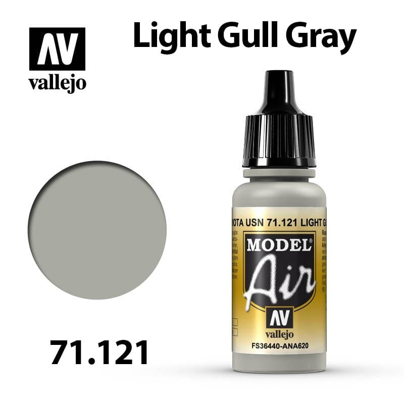 Vallejo Model Air - Light Gull Gray 17ml - Val71121