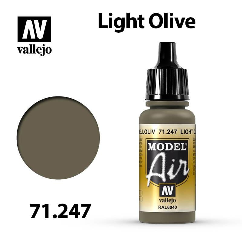 Vallejo Model Air - Light Olive 17ml - Val71247