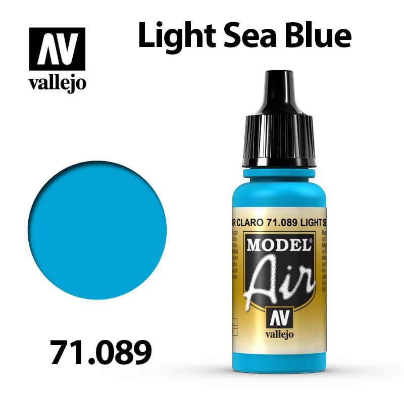 Vallejo Model Air - Light Sea Blue 17ml - Val71089
