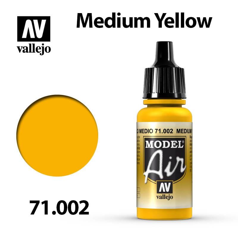 Vallejo Model Air - Medium Yellow 17ml - Val71002