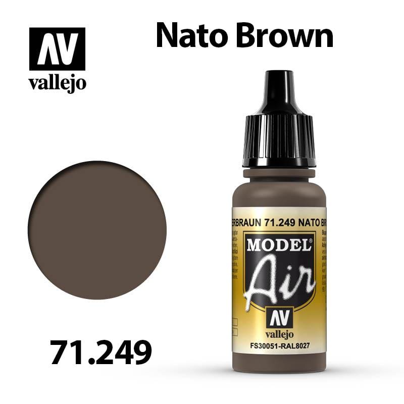 Vallejo Model Air - Nato Brown 17ml - Val71249