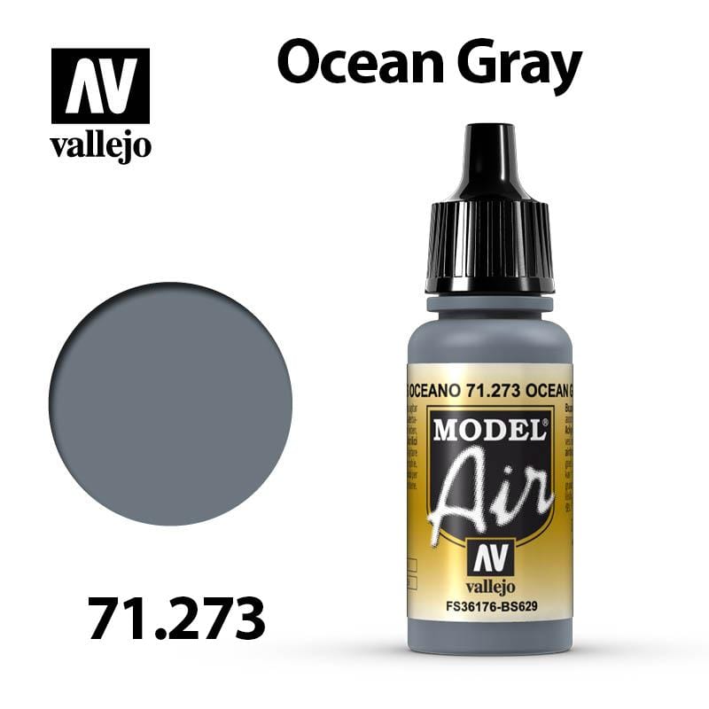 Vallejo Model Air - Ocean Gray 17ml - Val71273