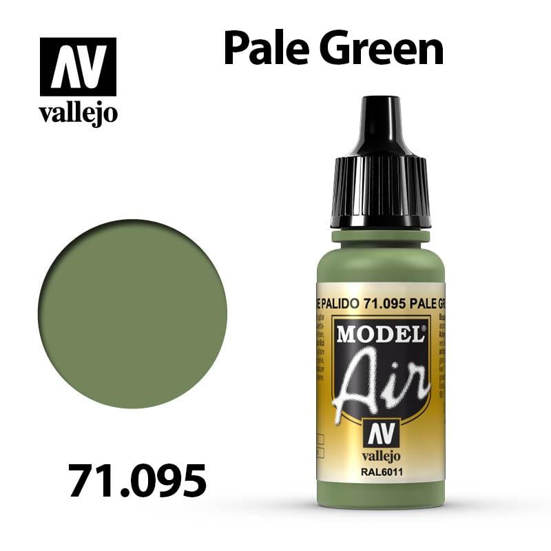Vallejo Model Air - Pale Green 17ml - Val71095