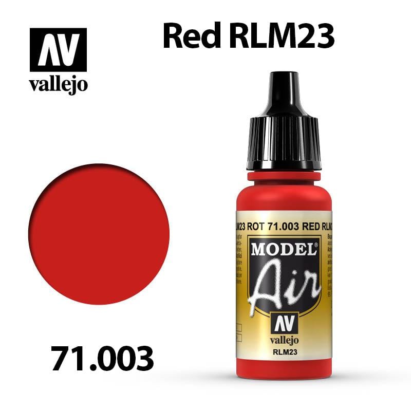 Vallejo Model Air - Red RLM23 17ml - Val71003