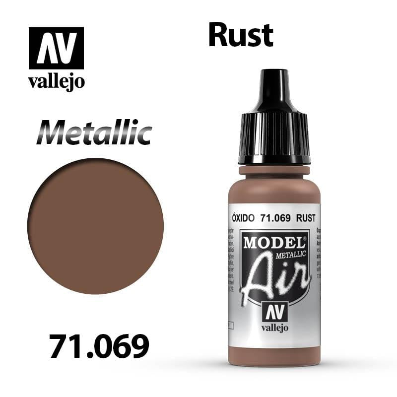 Vallejo Model Air - Rust (Metallic) 17ml - Val71069