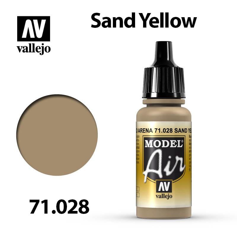 Vallejo Model Air - Sand Yellow 17ml - Val71028
