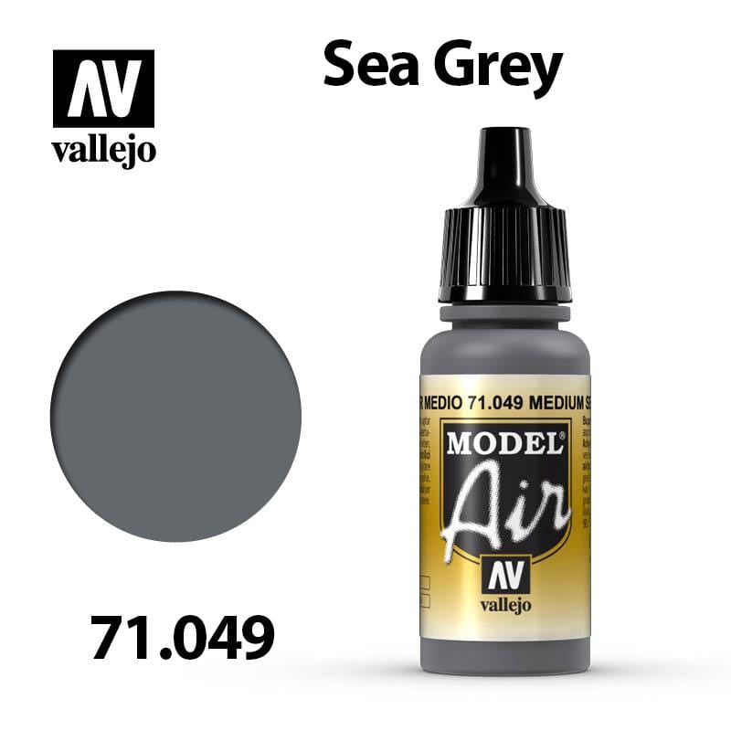 Vallejo Model Air - Sea Grey 17ml - Val71049