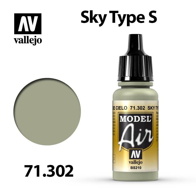 Vallejo Model Air - Sky Type S 17ml - Val71302