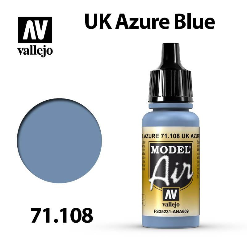 Vallejo Model Air - UK Azure Blue 17ml - Val71108