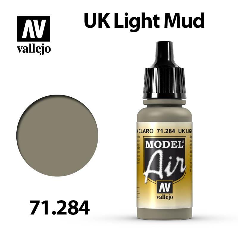 Vallejo Model Air - UK Light Mud 17ml - Val71284
