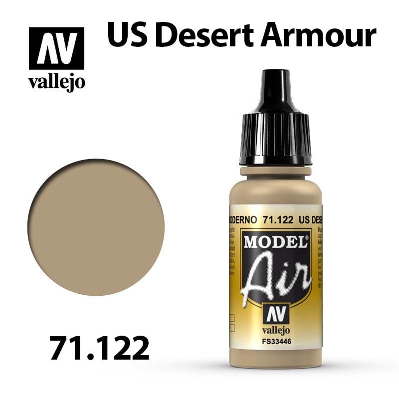 Vallejo Model Air - US Desert Armour 17ml - Val71122