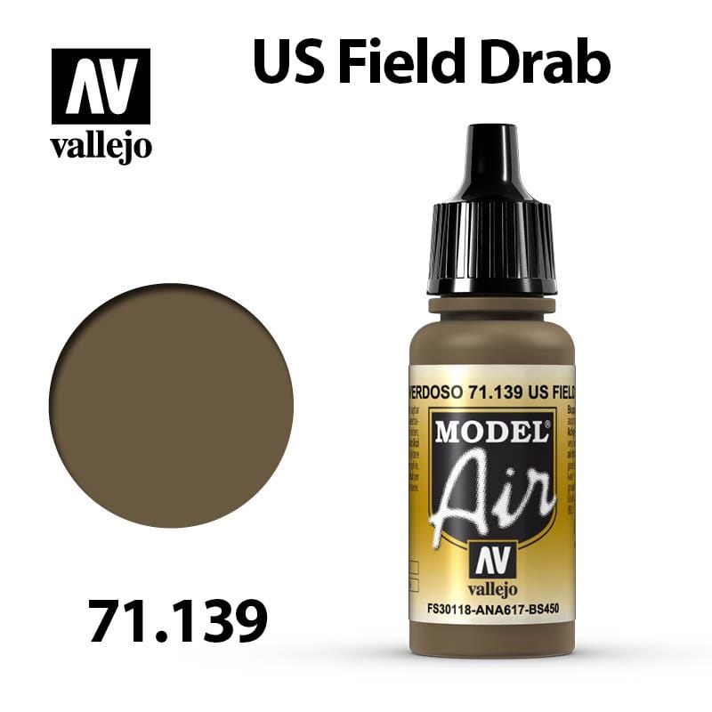 Vallejo Model Air - US Field Drab 17ml - Val71139