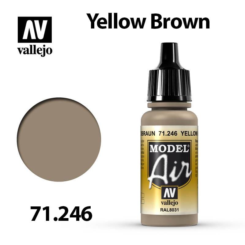 Vallejo Model Air - Yellow Brown 17ml - Val71246