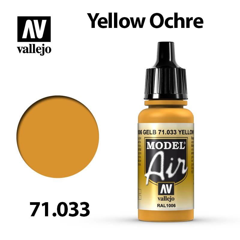 Vallejo Model Air - Yellow Ochre 17ml - Val71033