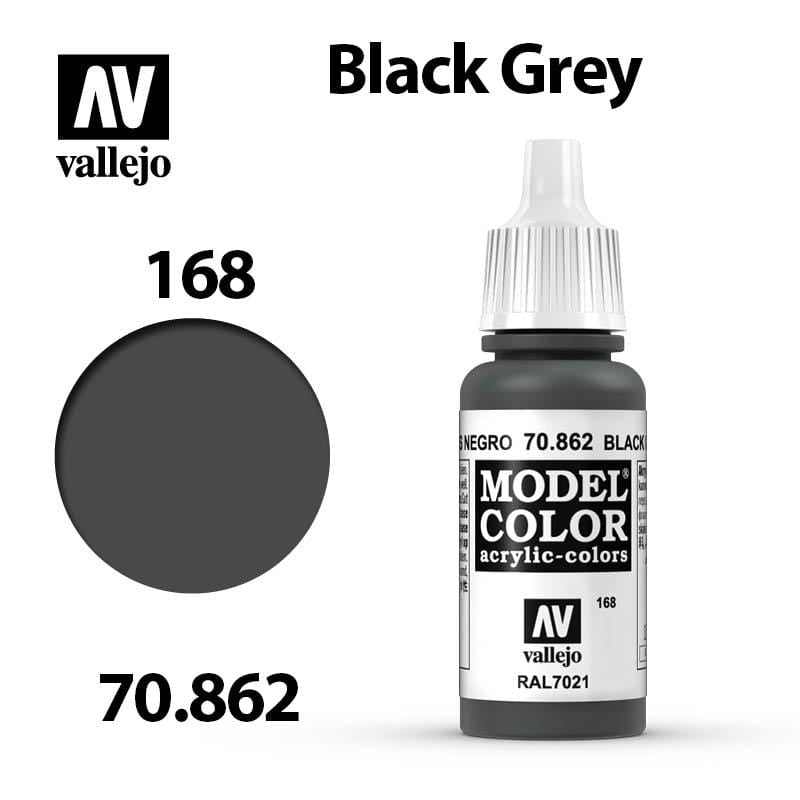 Vallejo Model Color - Black Grey 17ml - Val70862 (168)