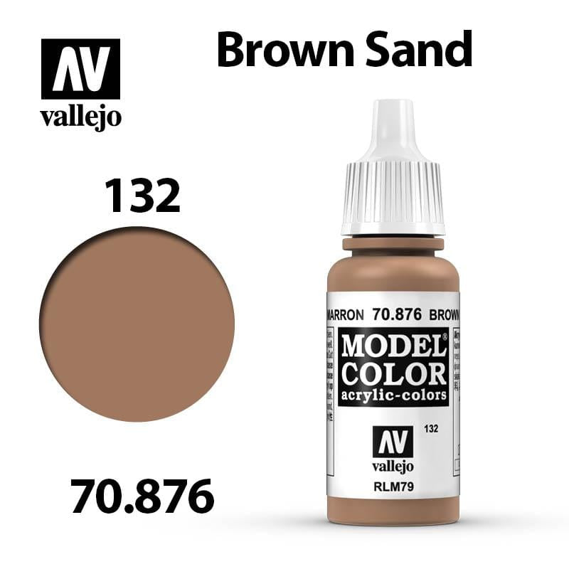 Vallejo Model Color - Brown Sand 17ml - Val70876 (132)