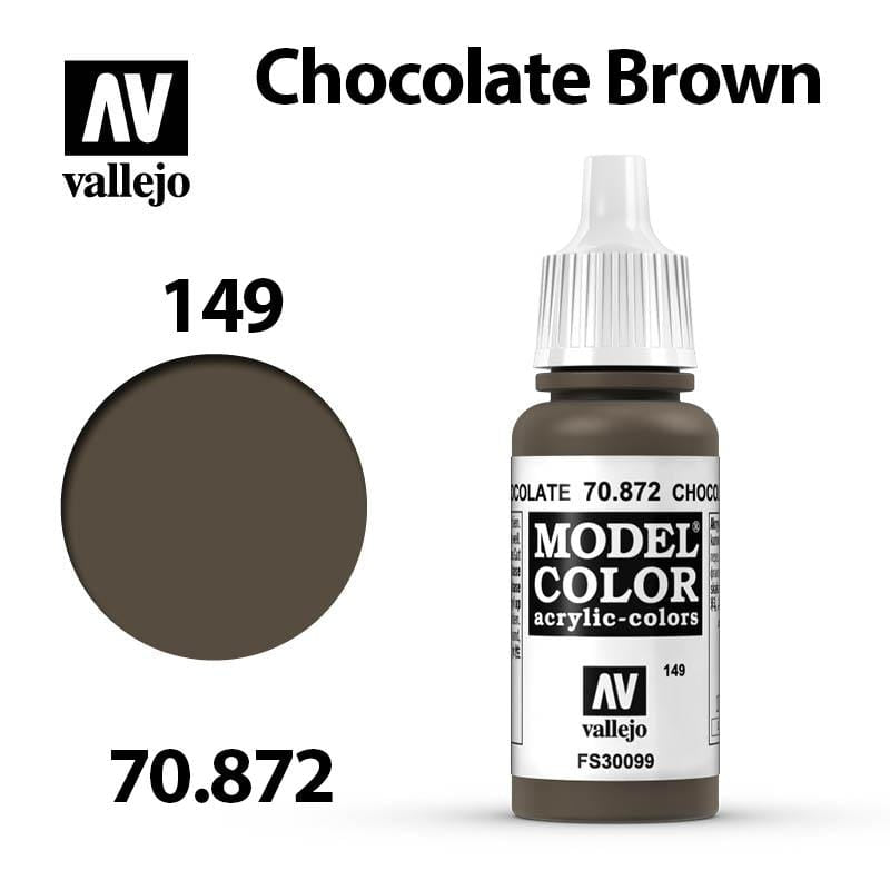 Vallejo Model Color - Chocolate Brown 17ml - Val70872 (149)