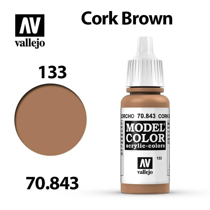 Vallejo Model Color - Cork Brown 17ml - Val70843 (133)