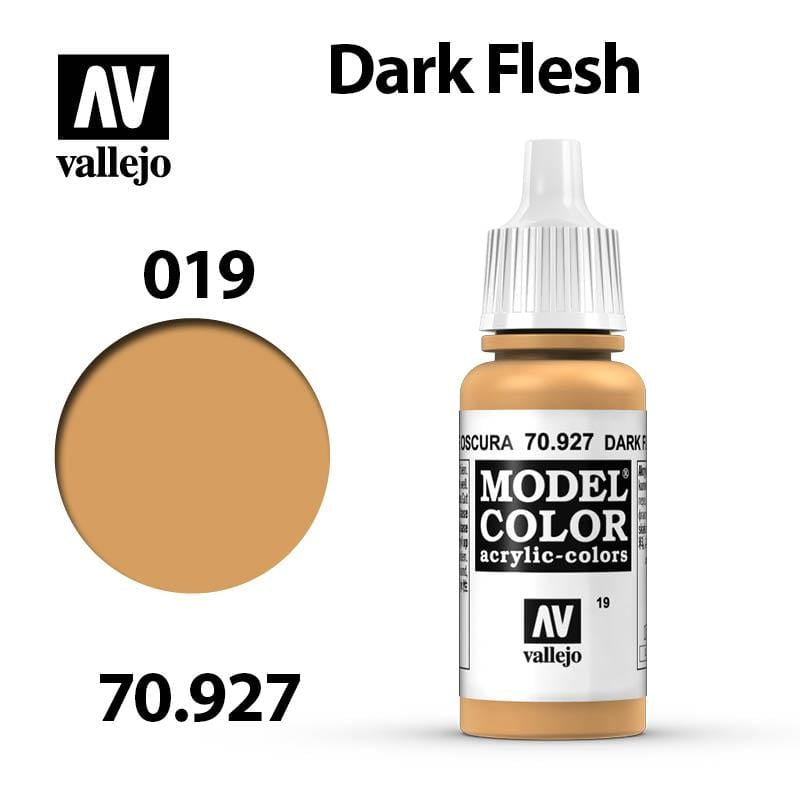 Vallejo Model Color - Dark Flesh 17ml - Val70927 (019)