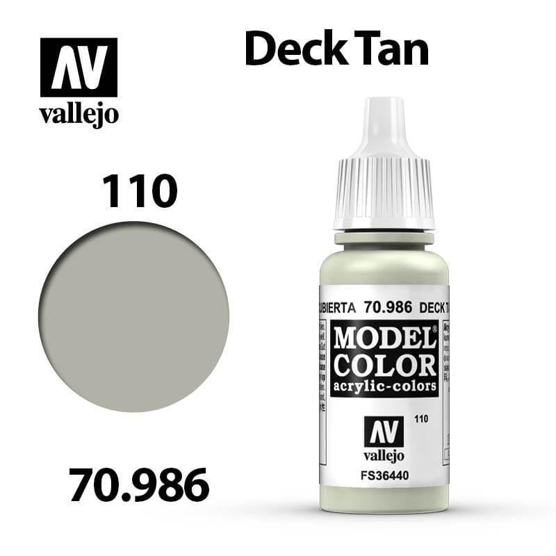 Vallejo Model Color - Deck Tan 17ml - Val70986 (110)