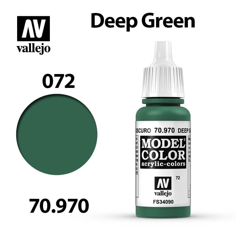 Vallejo Model Color - Deep Green 17ml - Val70970 (072)