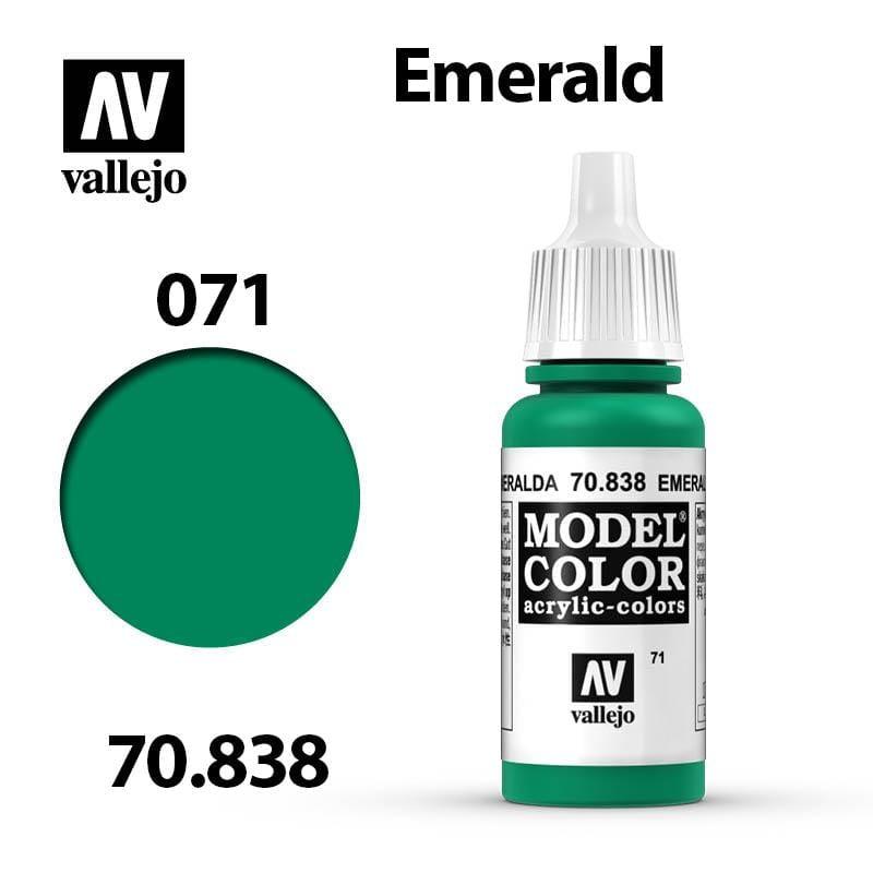 Vallejo Model Color - Emerald 17ml - Val70838 (071)